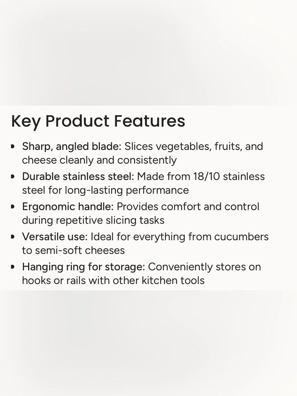 Rosle Stainless Steel Mandoline Slicer - Polished Silver